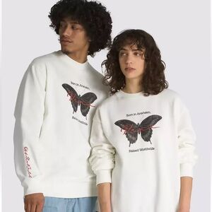 Vans White Graphic Sweatshirt